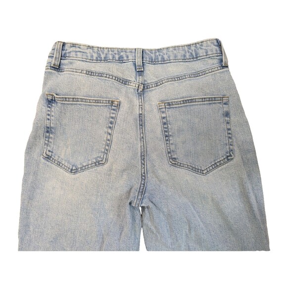 Wild Fable Super High Rise Mom Jean Distressed Light Wash Jeans Women's sz 6 - Picture 6 of 8